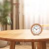 Simple solid wood alarm clock, original wood clock, creative luminous alarm clock, perfect for students who sleep in or are lazy.