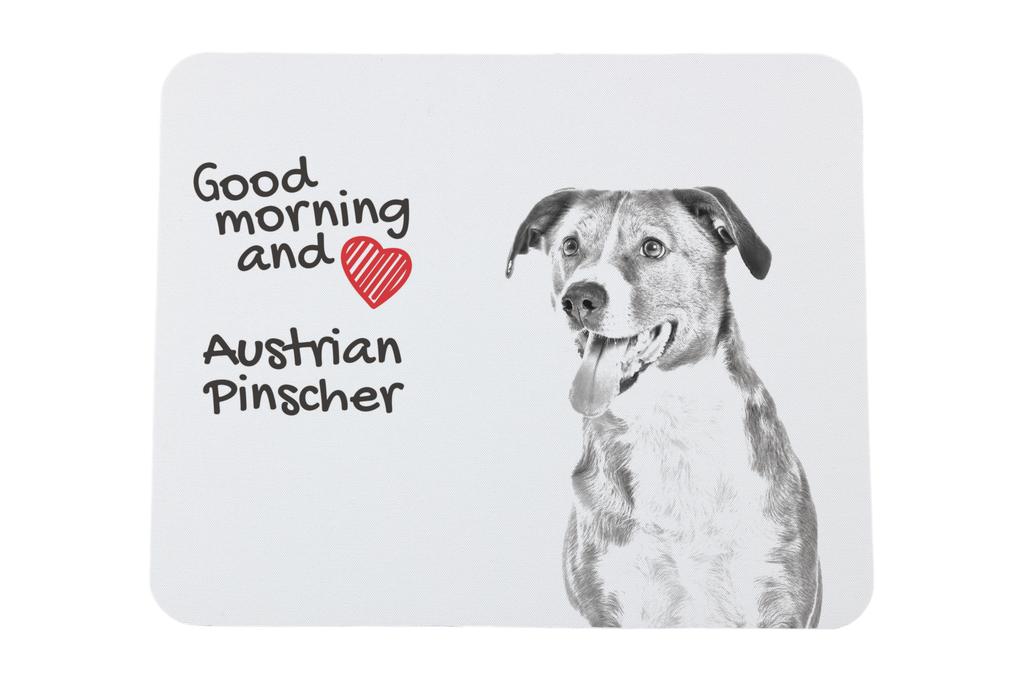 Austrian Pinscher, Österreichischer- mouse pad with print, personalized dog-themed mouse pad, unique gadget for an office worker by Art-Dog brand – Mo