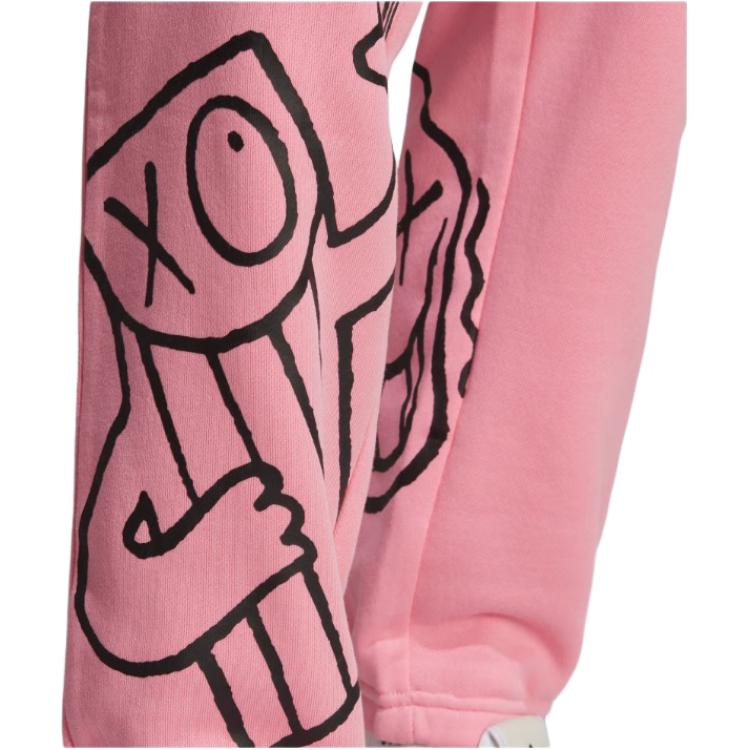 Adidas Originals Trefoil X André Saraiva Graffiti Joggers Men Bottoms Prayer-Pink IA6398
