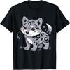 Wolf Cute Wolf Red Eyes Werewolf Gifts Tee Boys Girls Women T-Shirt