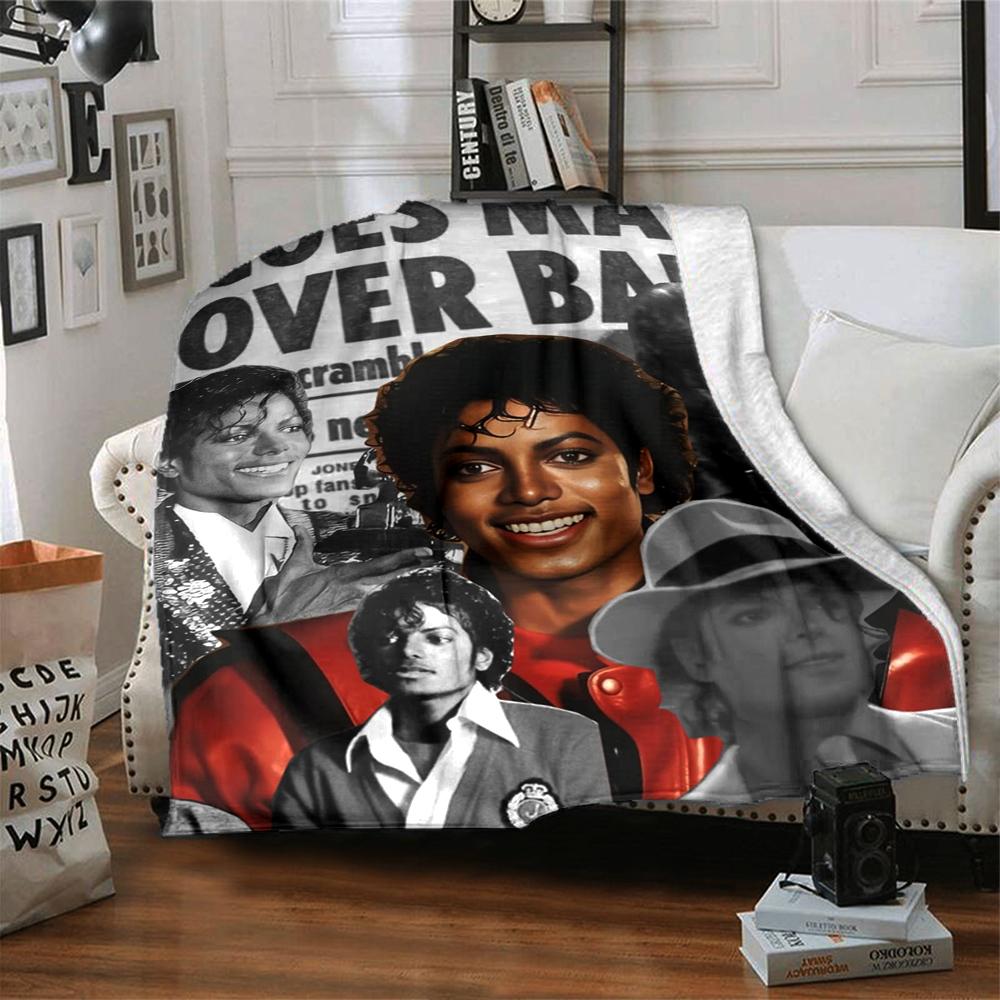 1Pc Michael Jackson'S Evolution Blanket Soft Throw Blanket For Home Bedroom Bed Sofa Travel Office Solid Christmas Blanket