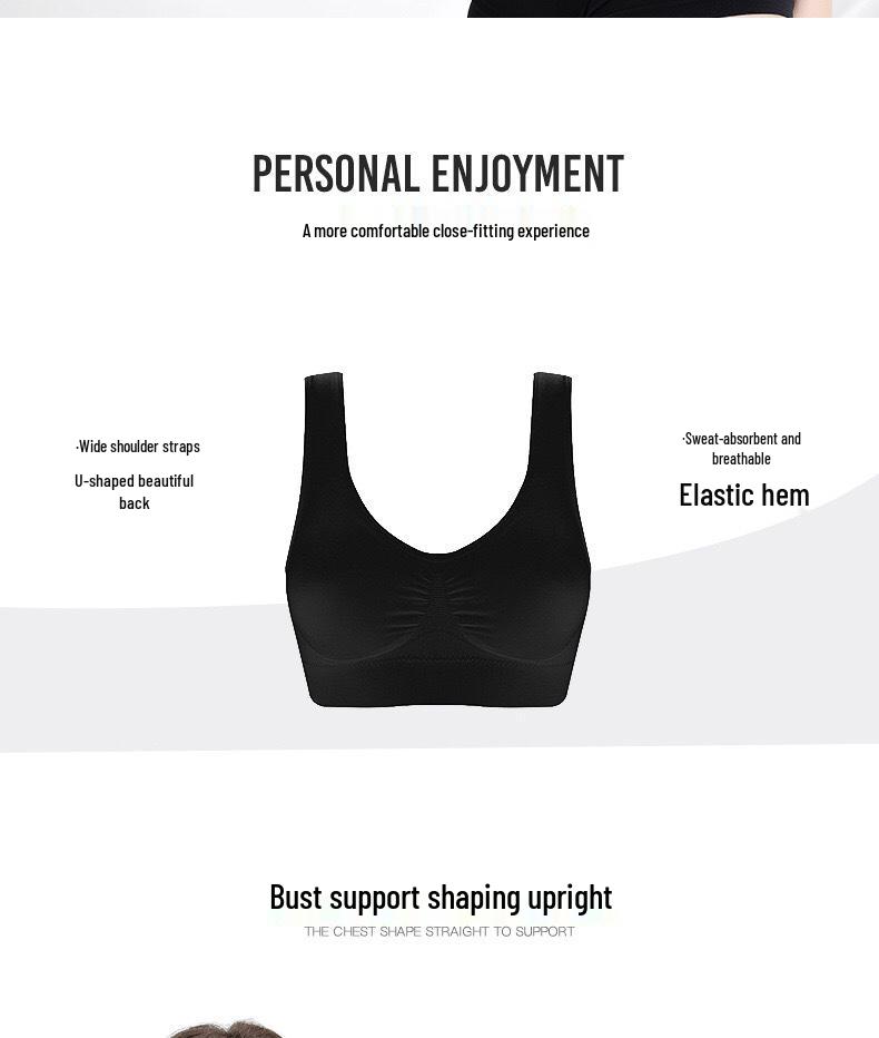 12-Color Seamless Shockproof Yoga Sports Bra