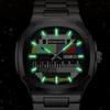 Orologi da Uomo di Moda Orologio da Polso al Quarzo Design Retro Originale Uomo con Calendario Settimana