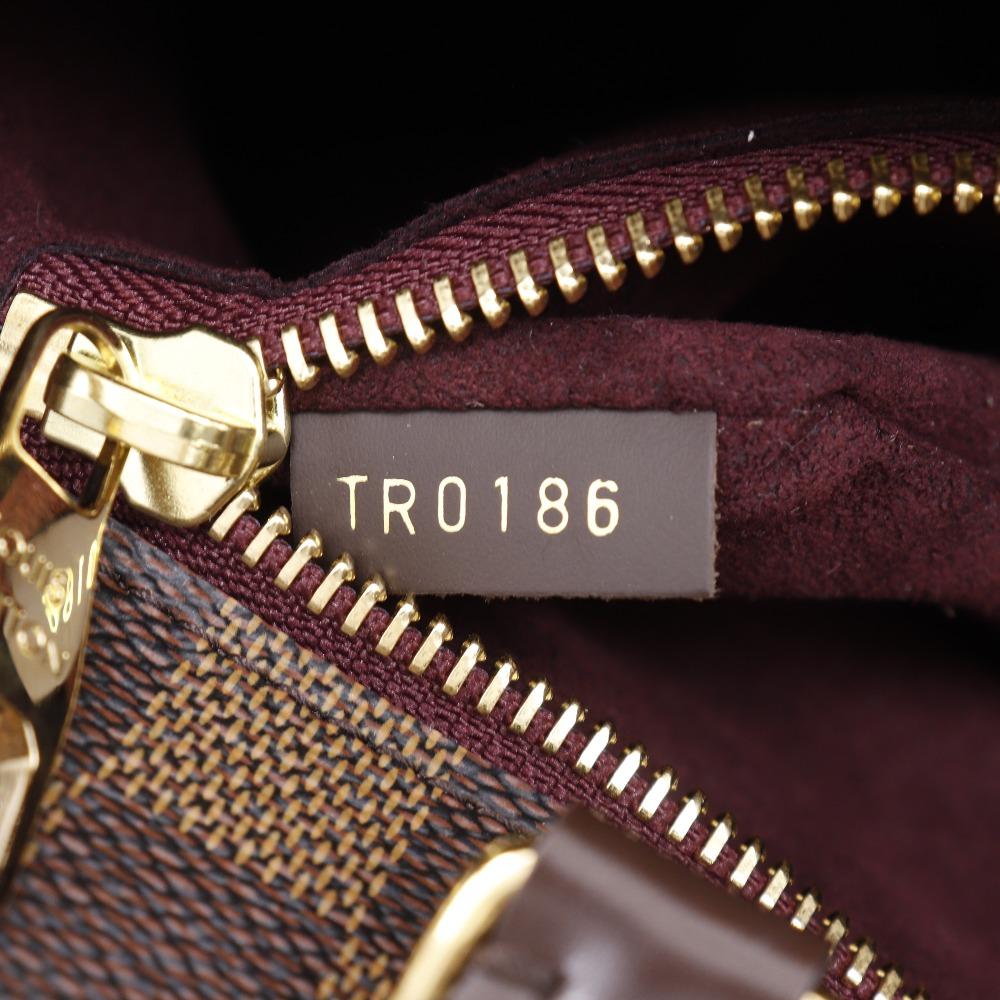 Louis Vuitton Brompton Handbag N41582 2WAYShoulder Brown Damier Canvas Women Used
