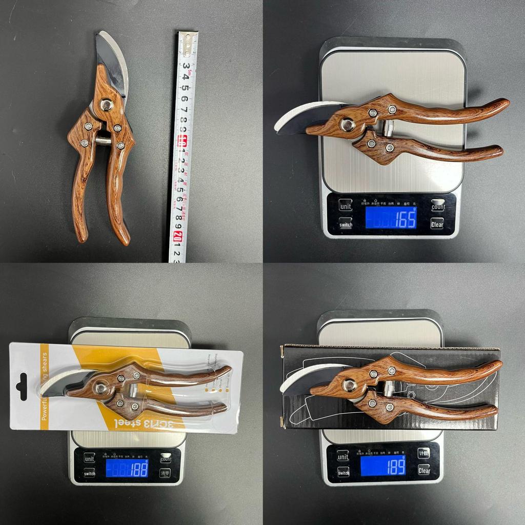 Multi-functional SK5 Black Blade Pruning Shears for Thick Branches and Bonsai