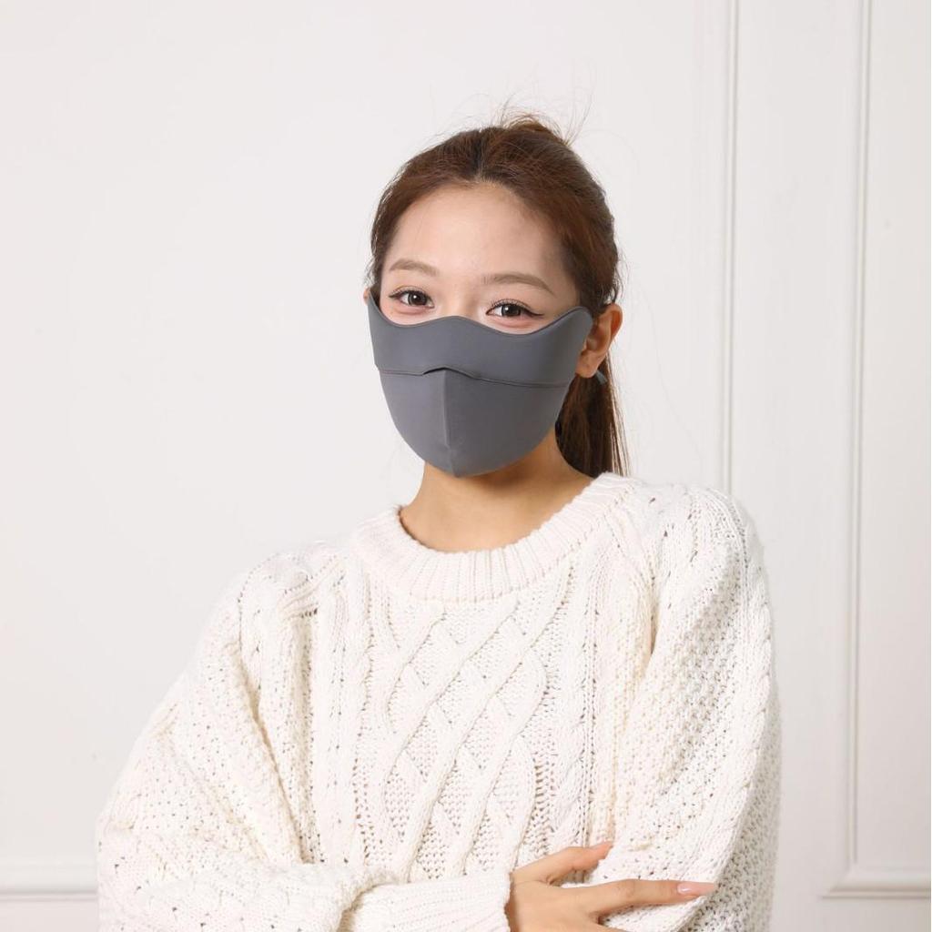 5D Windproof Women's Warm Cycling Mask - Washable, Breathable, Cold-Resistant for Autumn and Winter