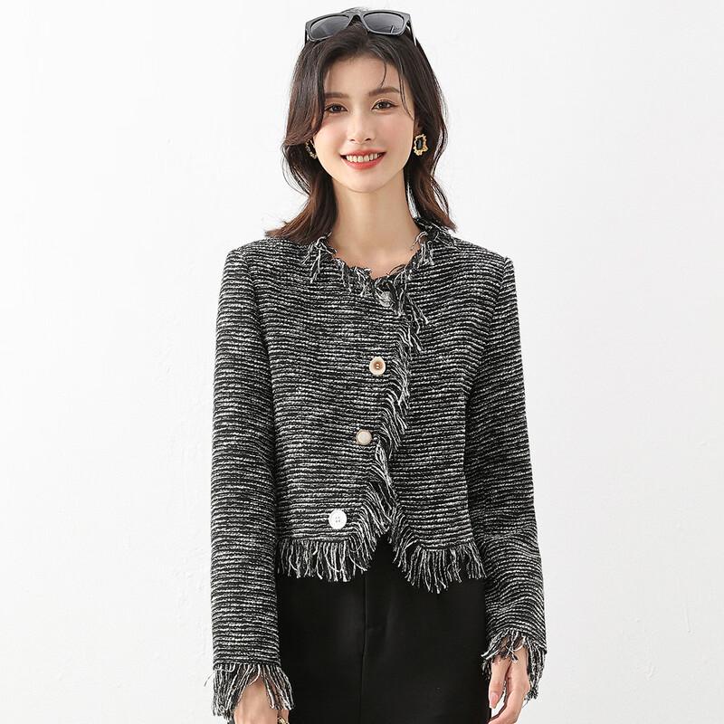 

Mocana Women s Elegant Fringed Commuter Jacket S