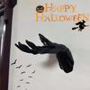 3Pcs with Candle Halloween Life-Sized Hands Decoration Black Ghost Hand Storage Hook  Table