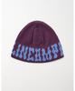 Cappello con Pom-Pom Jacquard Logo ALLINCOMPLETE (porpora)