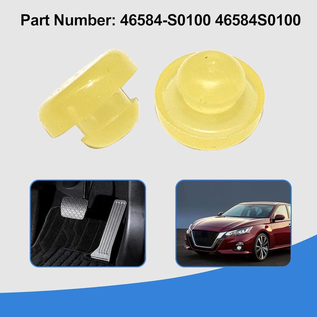 XQSMWF 2PCS Brake/Clutch Pedal Stop Pad Rubber Stopper Compatible with Infiniti G20 G35 G37 2003-2015 Compatible with Nissan 200SX 350Z 370Z Altima
