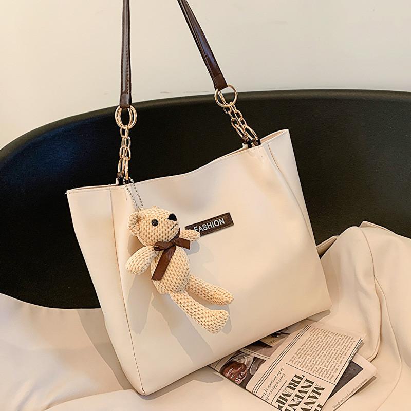 Große Kapazität Stilvolle Street Fashion Schultertasche für Damen Sommer 2023 Neue Einfache Tragetasche