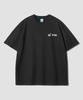 Geulaenpini Small Logo Oversized Short Sleeve T-Shirt - Black
