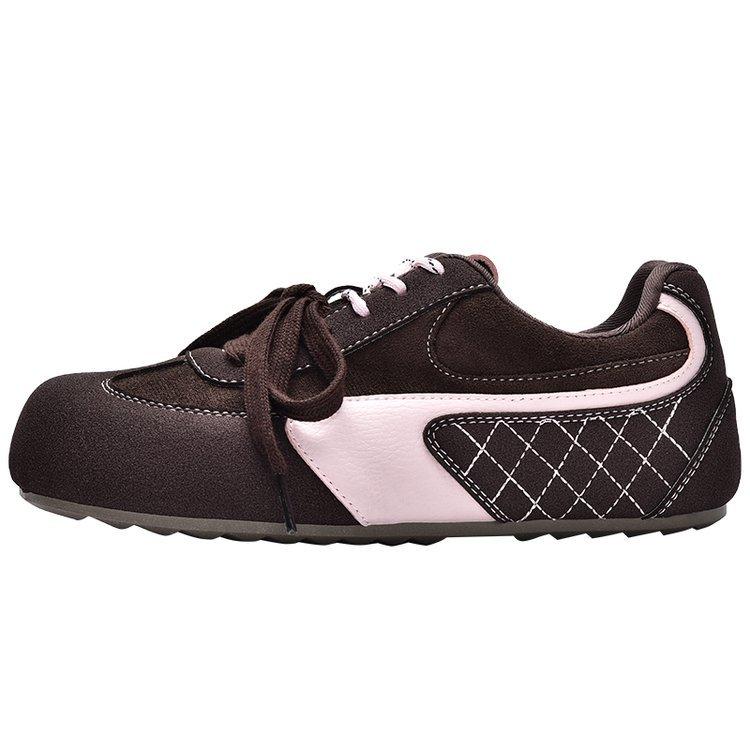 

Нишевые розовые кроссовки для тренировок Forrest Gump женские 2025 новая осень универсальные с увеличением внутренней высоты повседневные спортивные кеды 40 коричневый