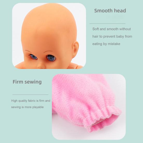 1 Set Doll Stroller Sturdy Easy-Fold Lightweight Creative Doll Pram Toy