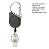 Retractable Keychain Heavy Duty Carabiner Key Chain Lightweight Impact Resistance Tactical ID Badge Reel Key Ring