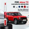För Chery Jetour T2 Traveller 2021-2025 T1X Färg reparationspenna Touch Up Repborttagare DIY Biltillbehör Svart Vit Röd Blå
