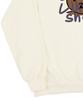 GRAVER [Unisex] Big Drawing Letter Bear Sweatshirt_Cream/Purple Logo