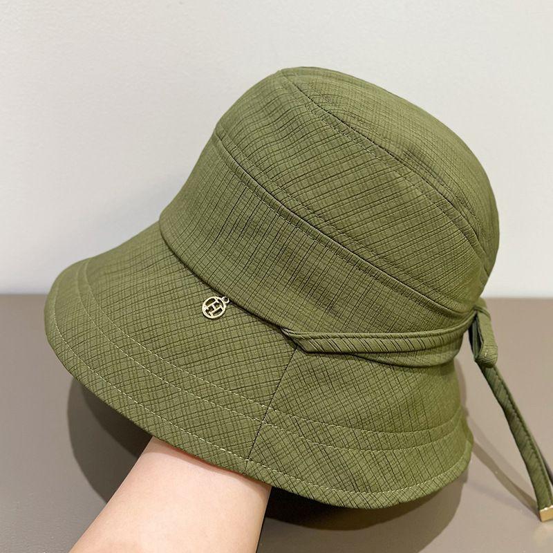 Eleganter Fischerhut mit Schleife für Damen Sommer Sonnenschutz und Sonnenhut Outdoor Atmungsaktiv