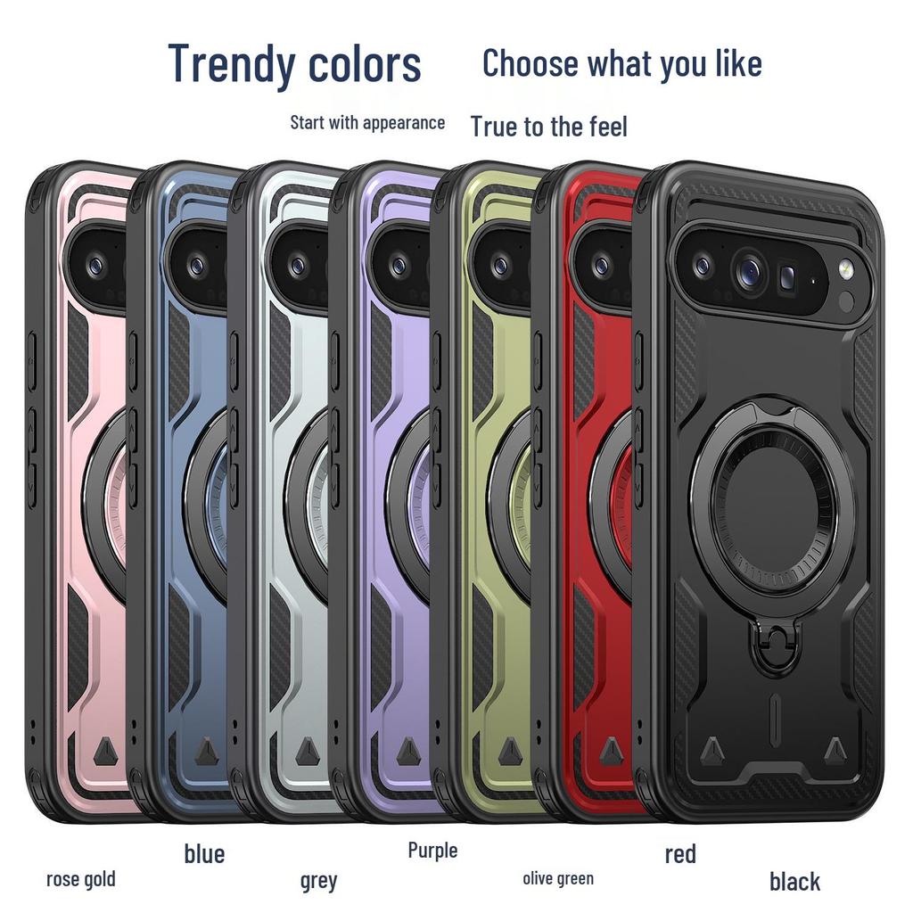 Google Pixel 9 Pro XL Magnetic Rotating Stand Drop-Proof Case