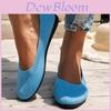Stylish Summer 2024 Women's Casual Round Toe Flat Shoes Breathable And Comfortable