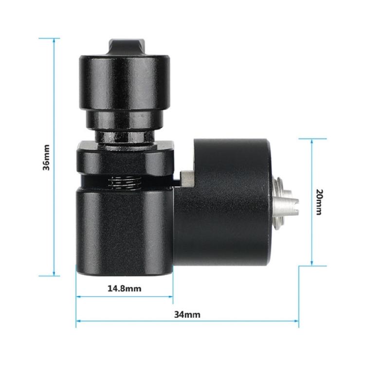 15mm Single Rod Clamp Adapter With 3/8inch Mounting Anti Twist Locating Pins for Photography Props Camera Photo Studio