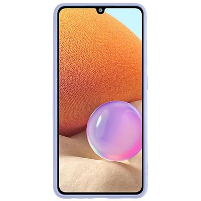 Силіконовий чохол для телефону Samsung Galaxy A32 4G (Версія ЄС) М'яка підкладка з волокна Гумове покриття для телефону