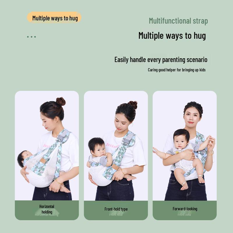 Lightweight Newborn Carrier & Breastfeeding Cover for Hands-Free Outings