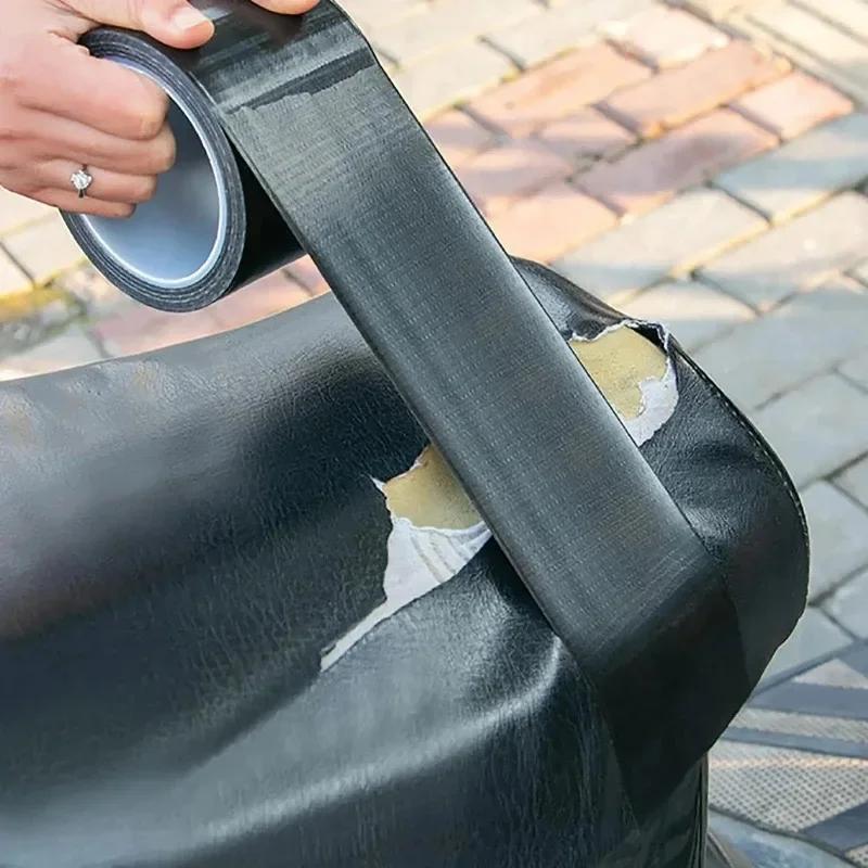 Self-adhesive Leather Repair Tape for Sofa Car Seat Handbag Jacket Furniture Shoe First Aid Patch DIY Black Leather Patch