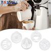 FAIS DU Edelstahl Kaffee Schablone Kuchen Dekorationsschablone Backschablone für Latte Cappuccino DIY Kunst Kaffee Zubehör
