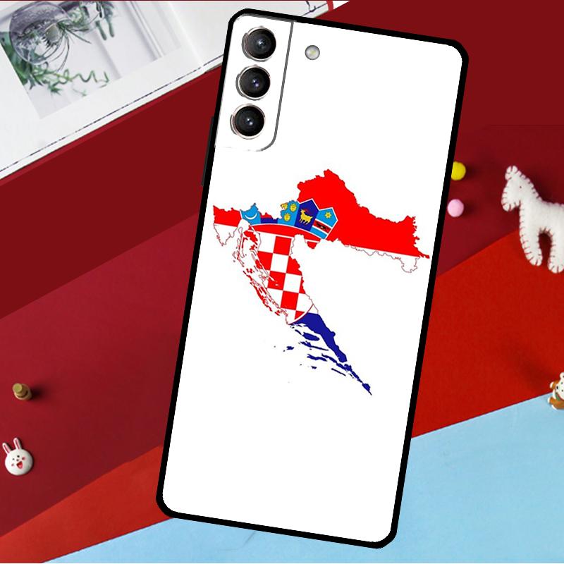 Croatia Flag Funda For Samsung Galaxy S26 S25 S24 S22 S23 Ultra Plus S20 S21 FE S9 S10 S25 FE Phone Case