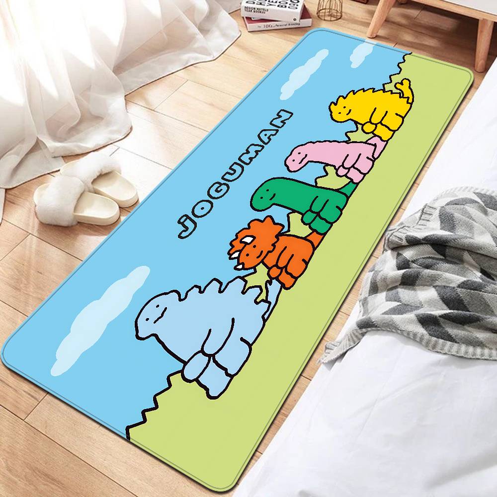 

Cartoon J-Joguman Floor Mat INS Style Soft Bedroom Floor House Laundry Room Mat Anti-skid Household Carpets 50x80cm