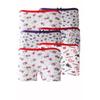 6er-Pack Boxershorts für Mädchen aus Baumwolle, bunt gemustert, lustig bedruckt
