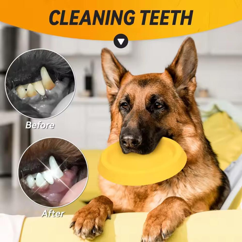 Durable EVA Dog Flying Disc Indestructible Chew Toy For Large Dogs Floatable Dog Frisbee For Pet Outdoor Play Training Chewing