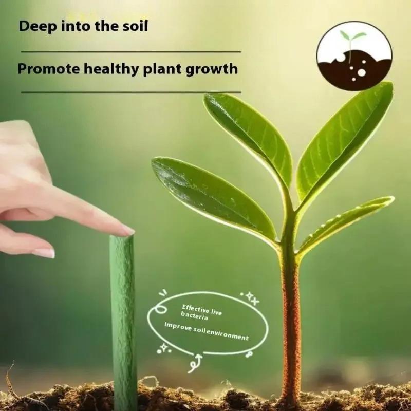30/100PCS Plant Nutrition Bars NPK Compound Fertilizer for Healthy Growth of Fruit Vegetable Flower Plant Garden Care Gardening Accessory