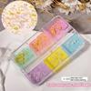 Nail Beads Nail Art Jewelry Box Gold Nail Studs Round Caviar Beads For Nails Gold Round Bead for DIY Phone Nail Face