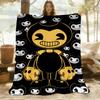 1PC Bendy and the Ink Machine Outdoor Flannel Throw Blanket - HD Printed Lightweight Soft Warm All-Season Blanket for Sofa, Bed, Travel, Camping 030