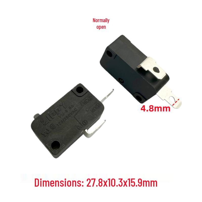 VM-5 Micro Switch: 2-Pin, Normally Open, 5A for Rice Cookers, Game Machines, Washers, Power Reset