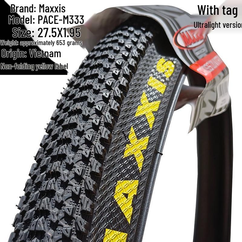 

Maxxis PACE M333 Ультралегка Покришка для Гірського Велосипеда Стійка до Проколів - Розміри 26 , 27.5 x 1.95, 29 x 2.1