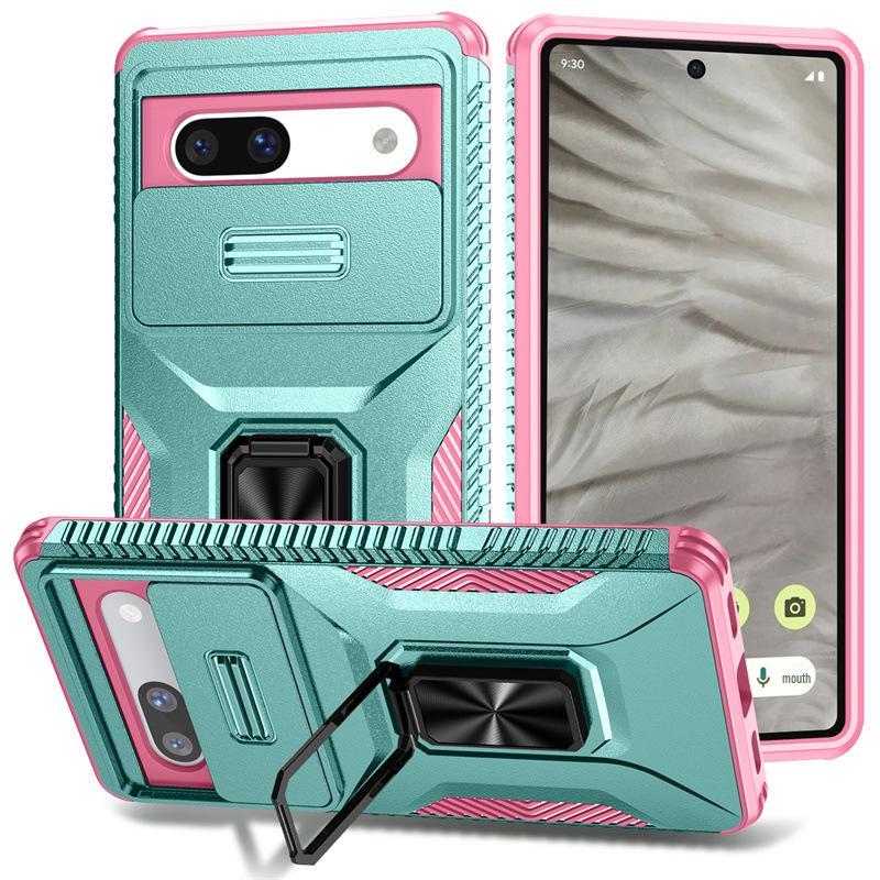 

Ring Push-Pull Window Phone Case for Google Pixel 10 PRO, 9PRO XL, 8A, 8PRO, 7A, 9A - Drop-Proof, Cross-Border Design Google 9A