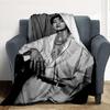 Fashion Icon Flannel Blanket Throw Blanket Soft Warm Sofa Bed Camping Home Decor Unique Christmas Gift C926689