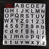 60Pcs Painting Templates Letter and Number Stencils Kids Drawing Stencils for Wood Sign Cake Painting Wall Decoration