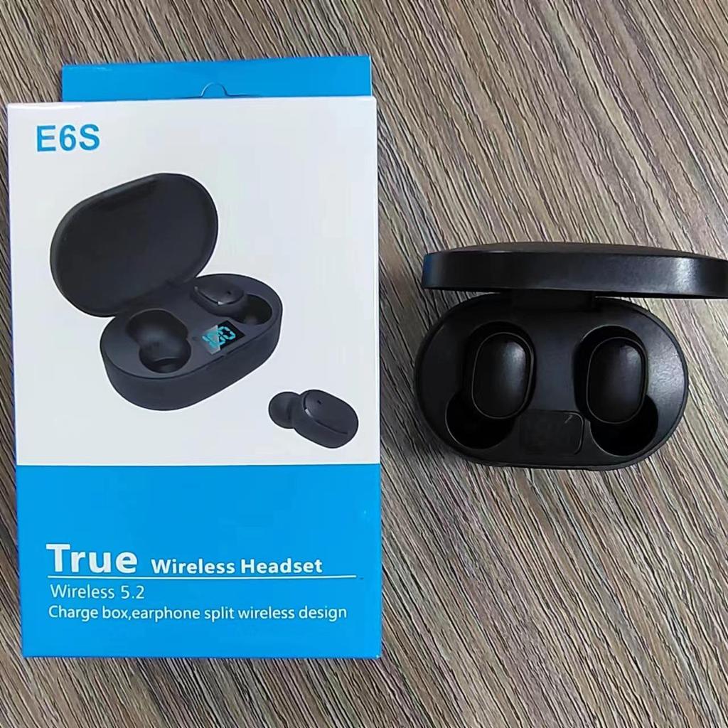 Macaron E6S/A6S/E7 Bluetooth Headset with Digital Display - Sports Mini Earbud Style