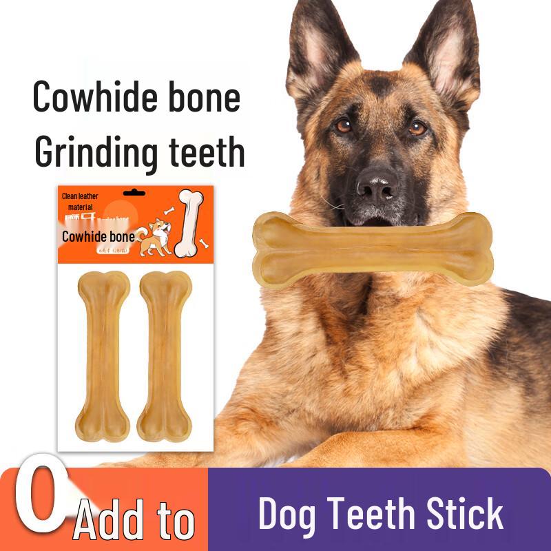 Durable Cowhide Pressed Bone Dog Chews