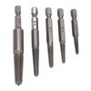 5PCS Strong Toughness Damaged Screw Extractors Bolt Extractor Tool  For Damaged Bolts