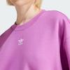 Adidas Originals Sports Crew Neck Retro Sweatshirt for Women, Light Purple