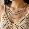 Bohemian Style Beaded Necklace With Handmade Layered Choker For Women