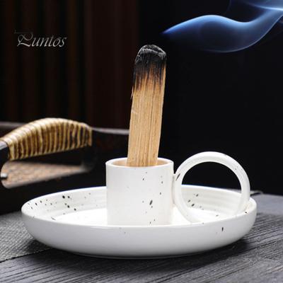 Suport pentru arzător de tămâie din ceramică Arzătoare robuste, fără basculare Suport creativ pentru cădelniță pentru vindecare prin meditație