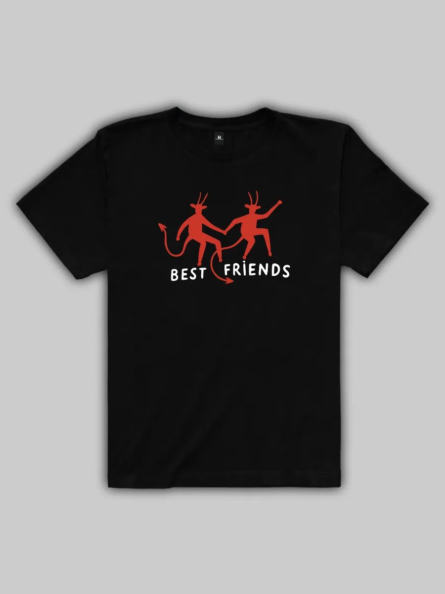 Paratrooper silhouette print T-shirt 2XL