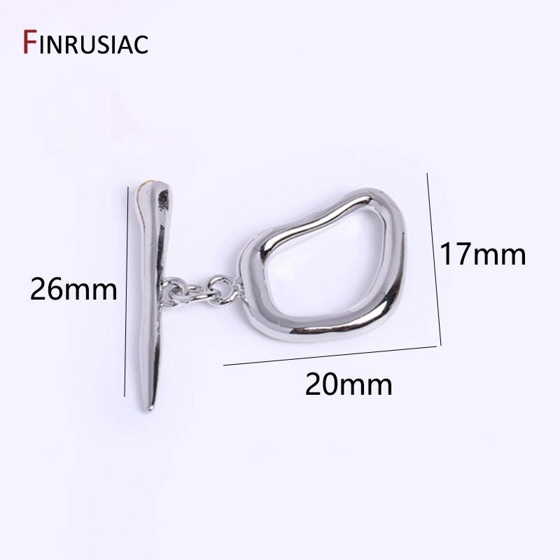 

18K Gold Plated Irregular Knot OT Clasps Toggle Clasps Connectors For DIY Bracelet Necklace Jewelry Findings Making Accessories 1 piece