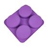 Four-Cavity Oval Butterfly Flower Silicone Mold